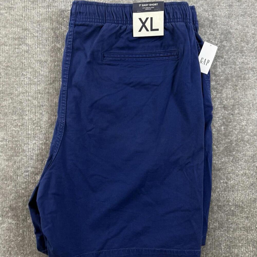 GAP Mens Essential 7” Easy Shorts Size XL Blue